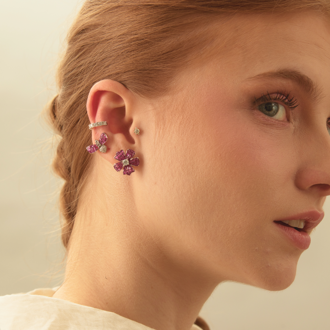 SILBER EAR CUFF OHANA