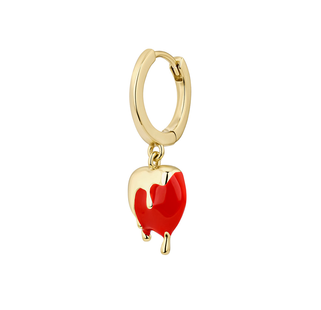 PENDIENTE PIERCING ARO HEART-MELT