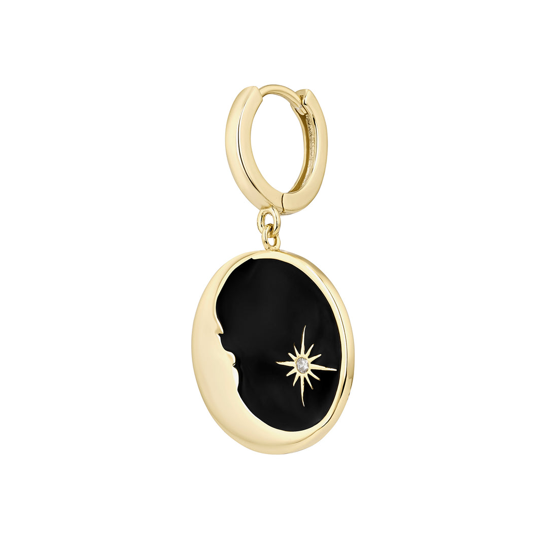 PENDIENTE PIERCING ARO GOLDEN-MOON