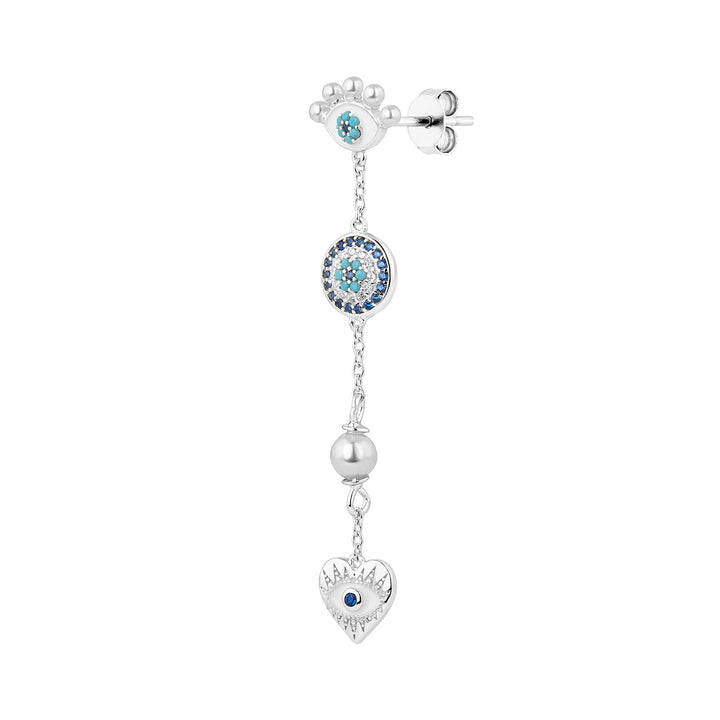 PENDIENTE PIERCING DE PLATA COSMIC-PROTECTION