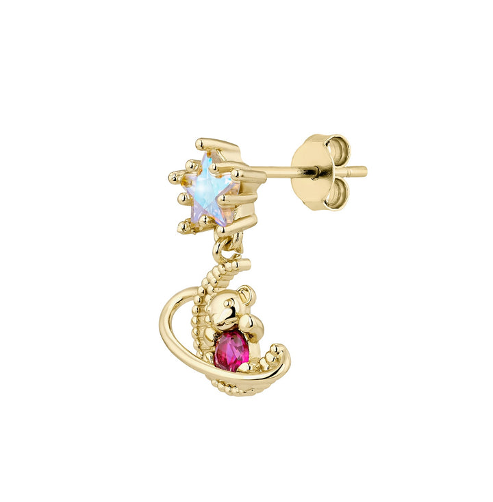 PENDIENTE PIERCING PINK-GALAXY