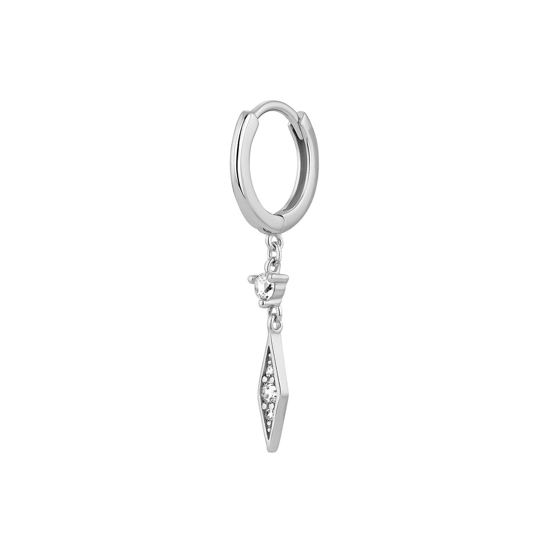 PENDIENTE PIERCING ARO DE PLATA BASTET