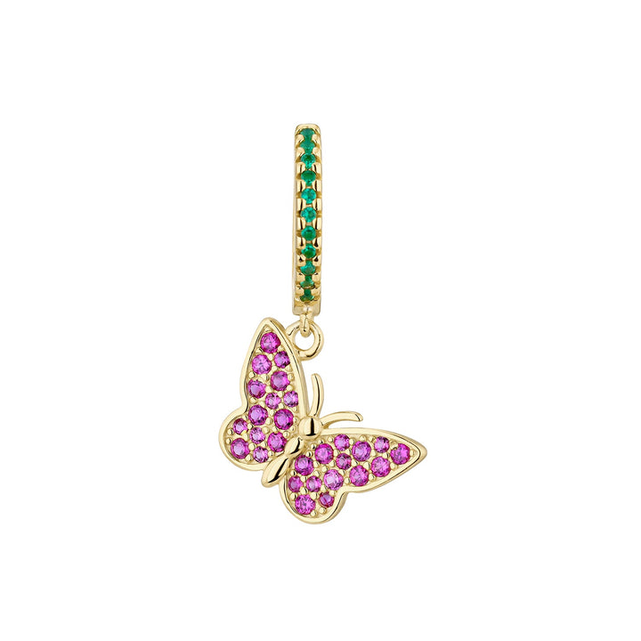 BRINCO PIERCING ARGOLA BORBOLETA