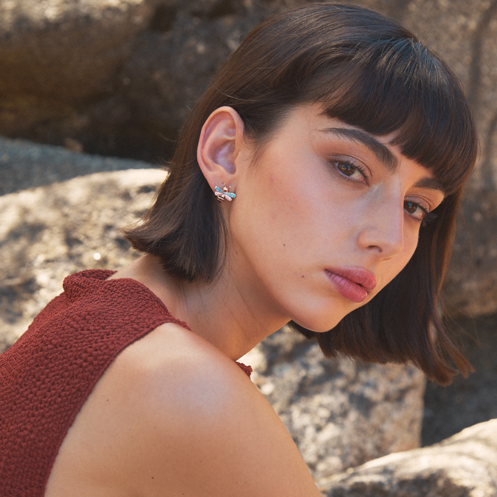 BRINCO PIERCING ABELHA-MEL