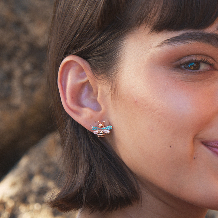 BRINCO PIERCING ABELHA-MEL