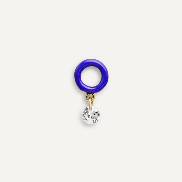 PENDIENTE PIERCING FLUOR BLAU