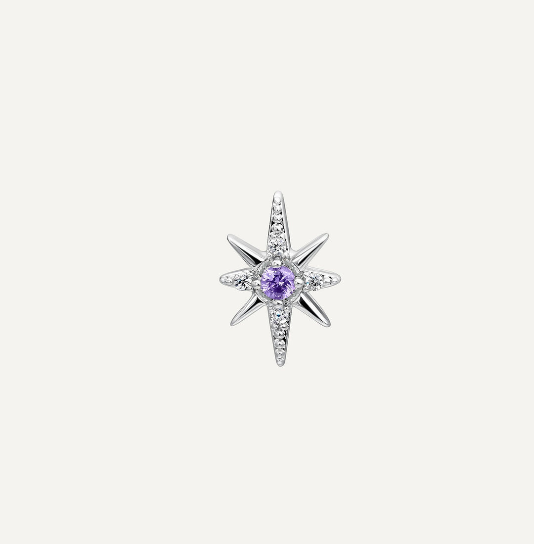 PENDIENTE PIERCING PLATA JUMA