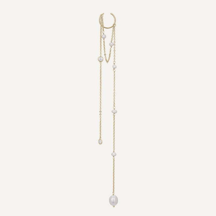 EAR CUFF PERLEN-KASKADE