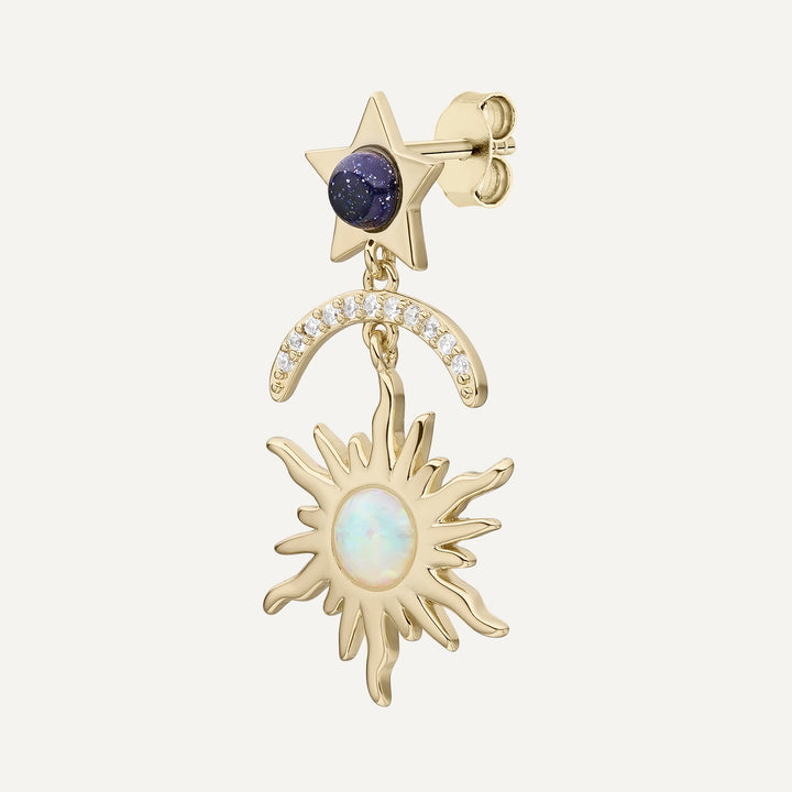 ORECCHINO PIERCING BLUE SEA CONSTELLATION