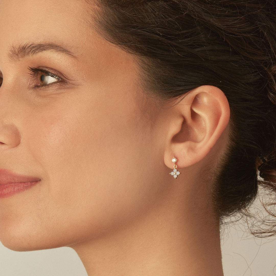PENDIENTE PIERCING CELESTE SPARKLE