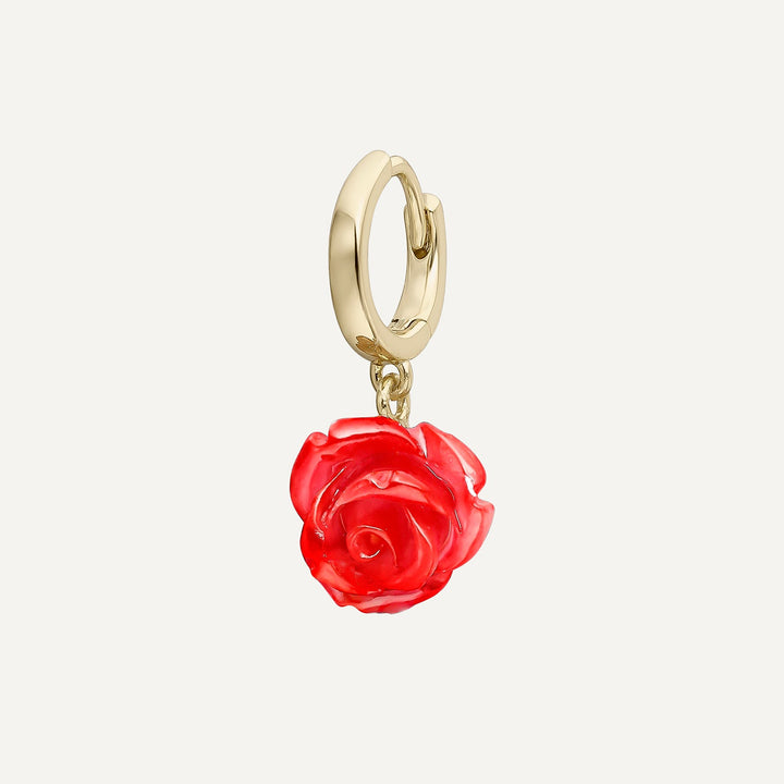 PENDIENTE PIERCING ARO RED ROSE