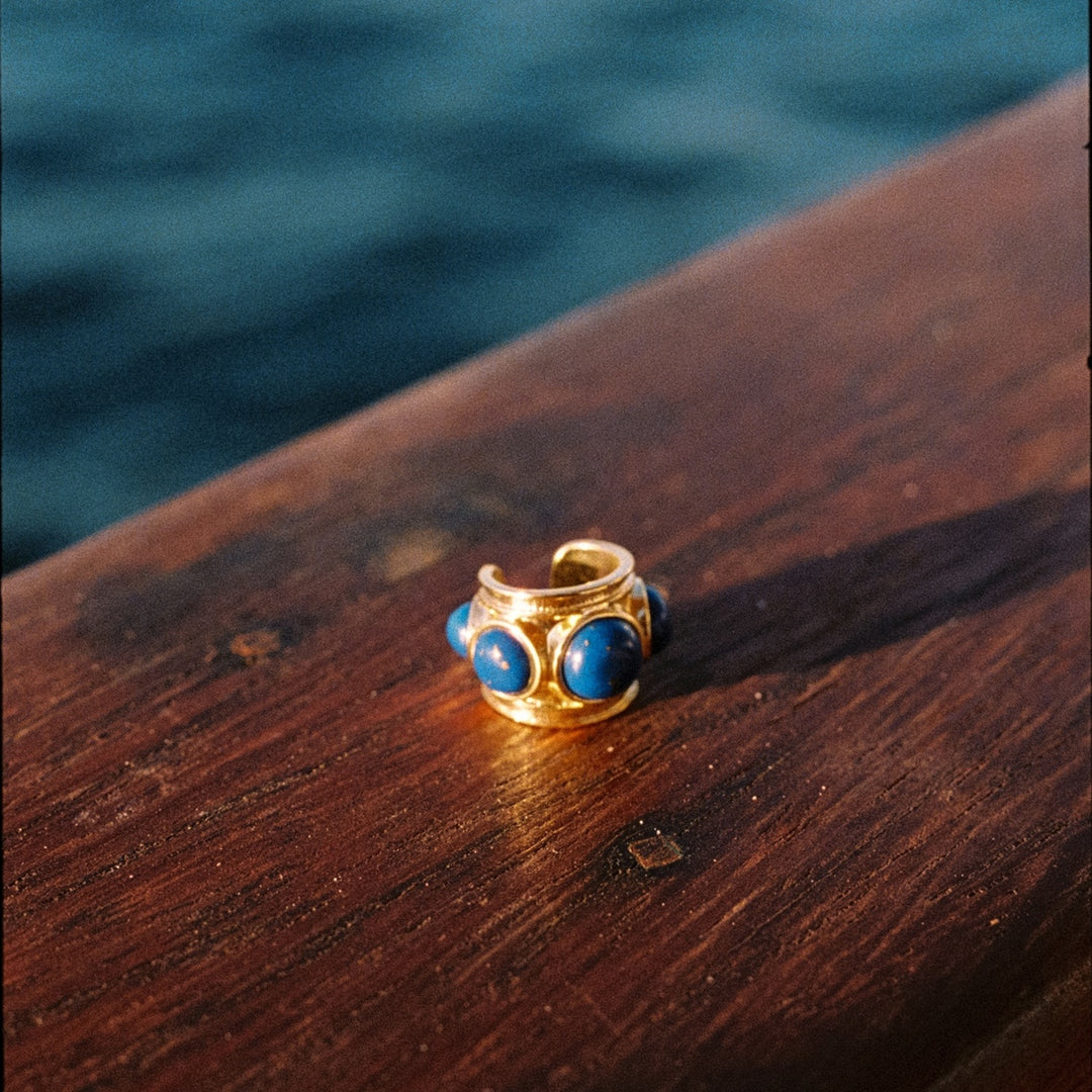 EAR CUFF BLUE VINTAGE