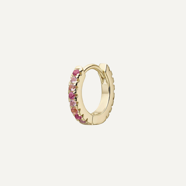 PENDIENTE PIERCING ARO BLANCO ISSEY