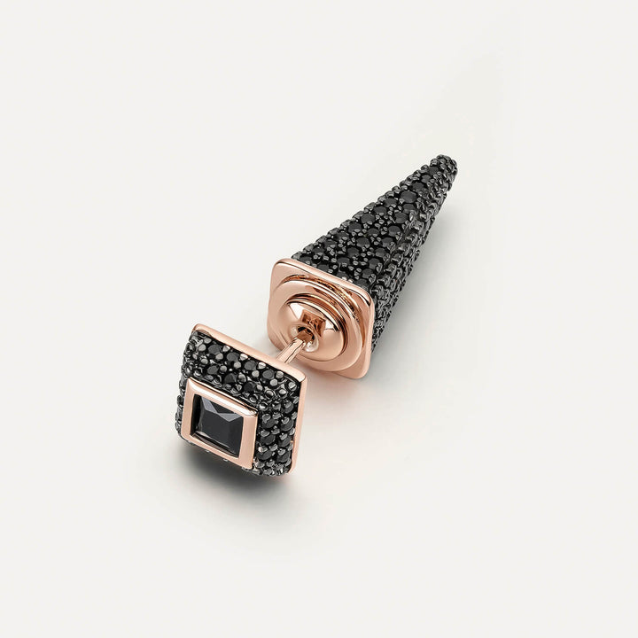PENDIENTE PIERCING BLACK OBELISK