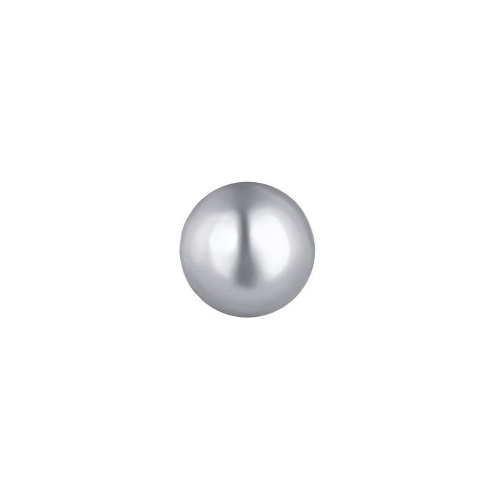 PENDIENTE PIERCING DE PLATA GRIS PETIT  PERLE