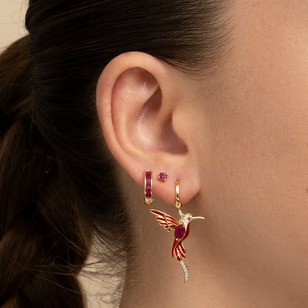 PENDIENTE PIERCING ARO CORUNDUM SPIRIT