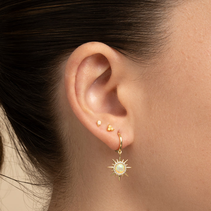 PENDIENTE PIERCING ARO OPAL SUN SOCIETY DUNE