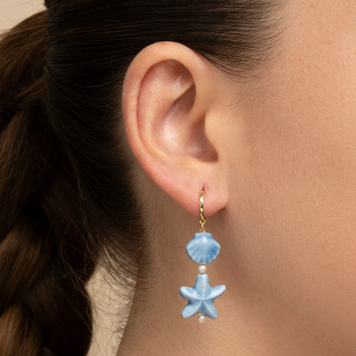 PENDIENTE PIERCING ARO POCELAINE COQUILLE