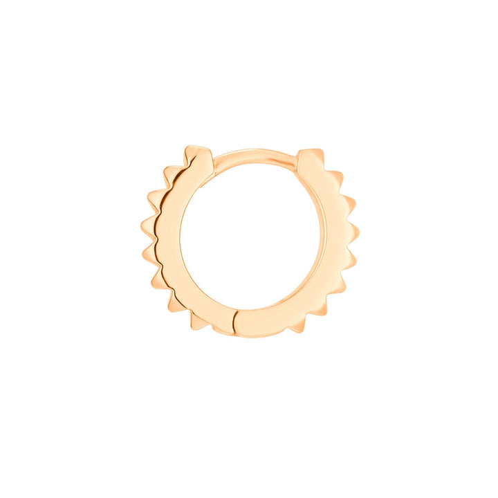PENDIENTE PIERCING ARO ORO ROSA DEMY
