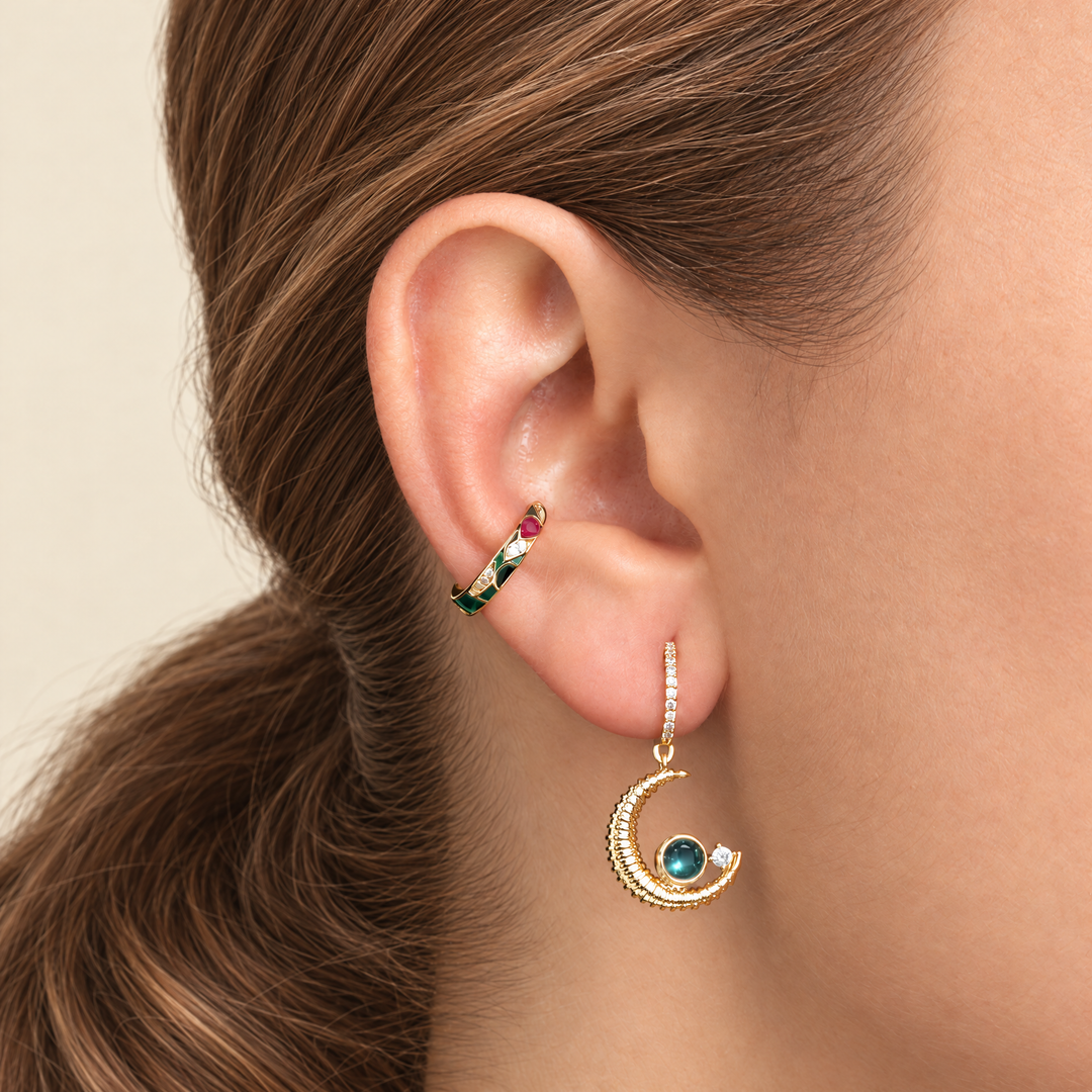 EAR CUFF SECRET GARDEN MOSAIC