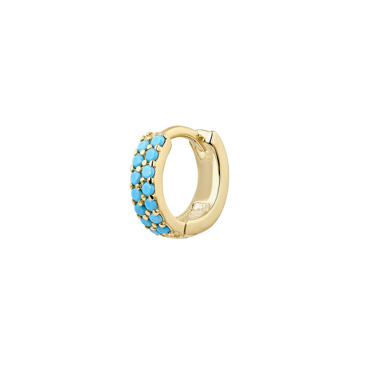 PENDIENTE PIERCING ARO ORO AMARILLO JEANINNE