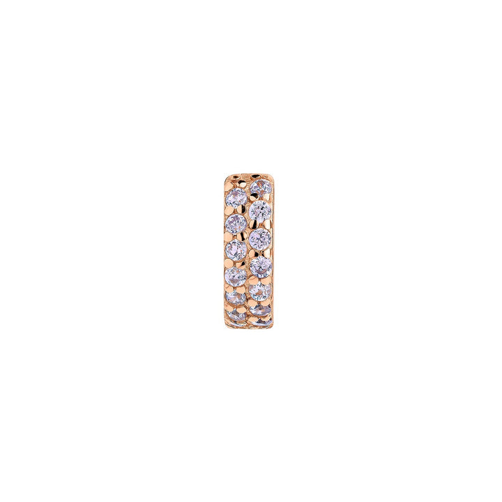 PENDIENTE PIERCING ARO ORO ROSA JEANINNE