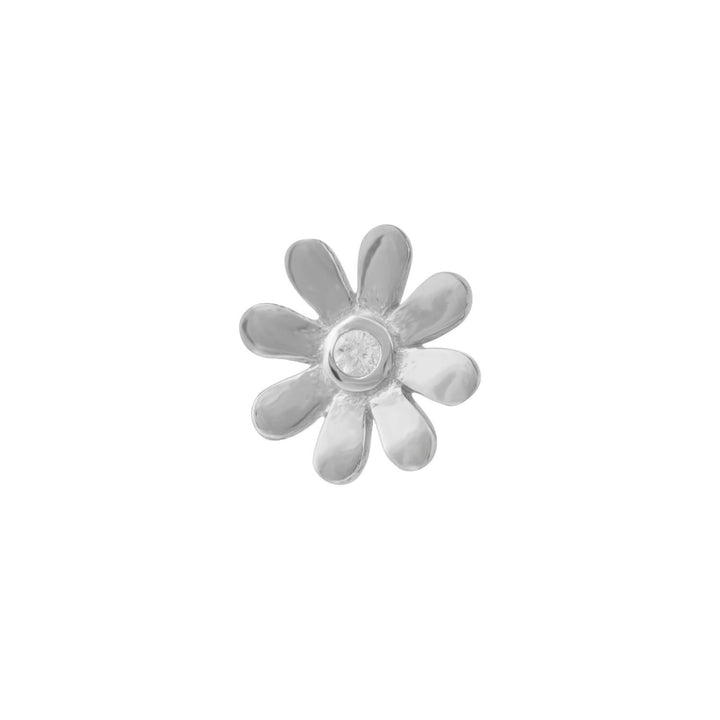 SILBER FLEUR PIERCING OHRRING