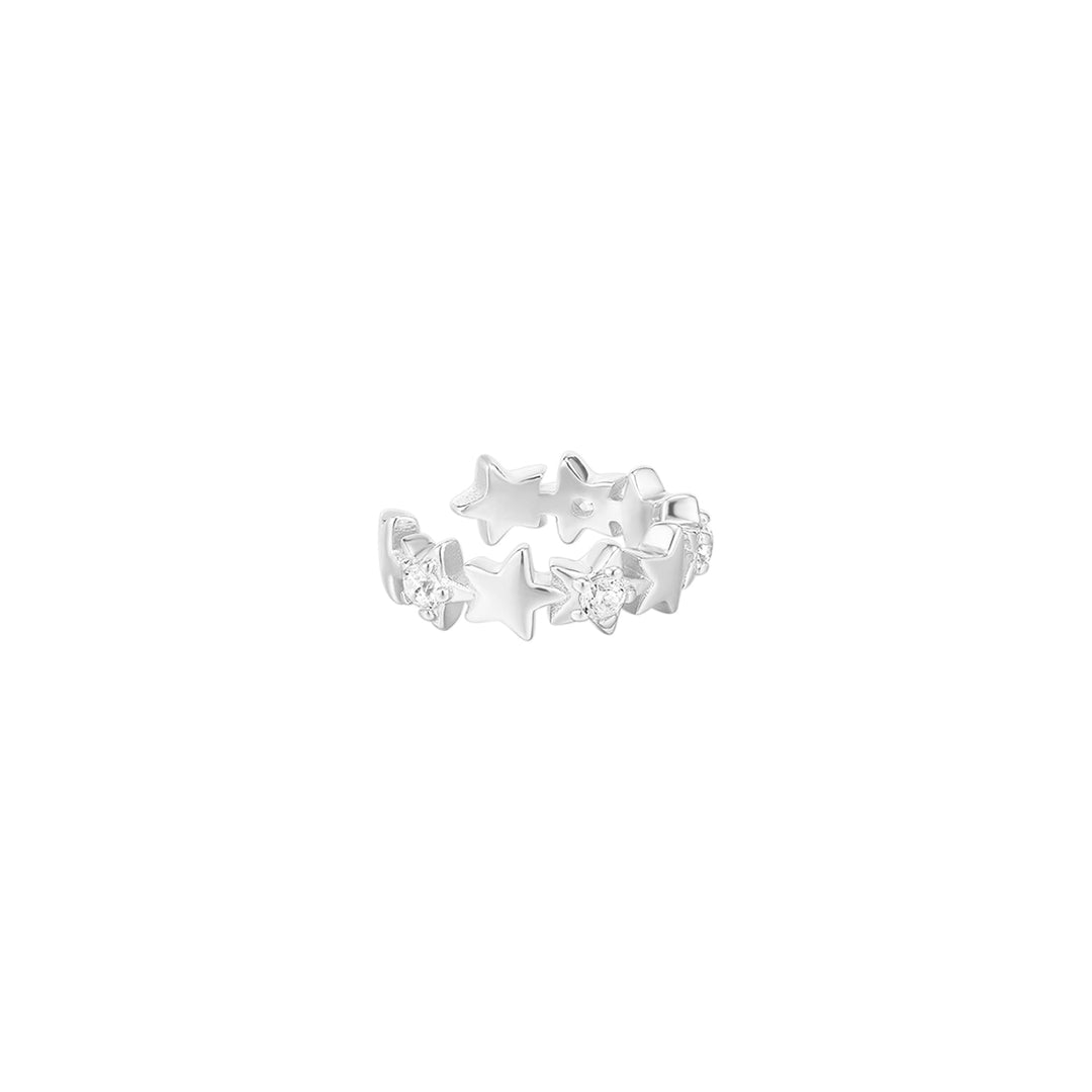 EAR CUFF DE PLATA STAR SEQUENCE