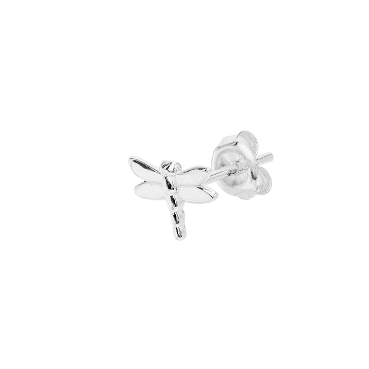 DRAGONFLY SILVER PIERCING EARRING  