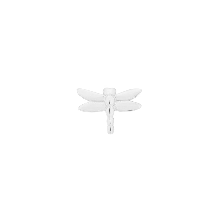 DRAGONFLY SILVER PIERCING EARRING  