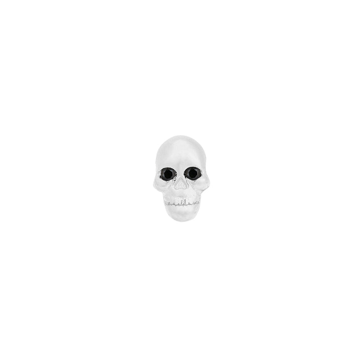 PENDIENTE PIERCING DE PLATA CALAVERA