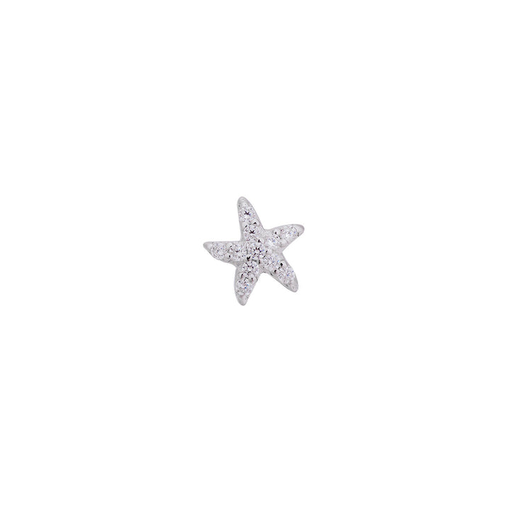 PENDIENTE PIERCING DE PLATA ÉTOILE DE MER