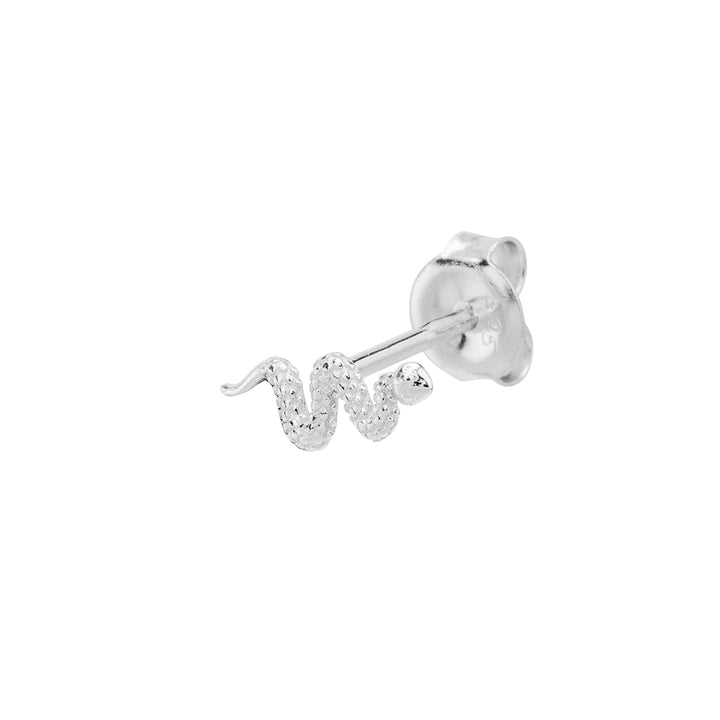 PENDIENTE PIERCING DE PLATA PETIT SNAKE