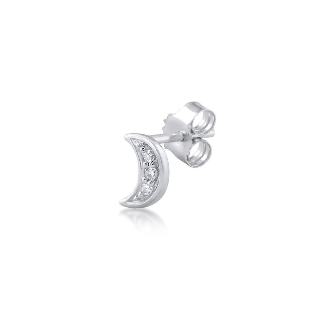 PENDIENTE PIERCING DE PLATA PETIT LUNE