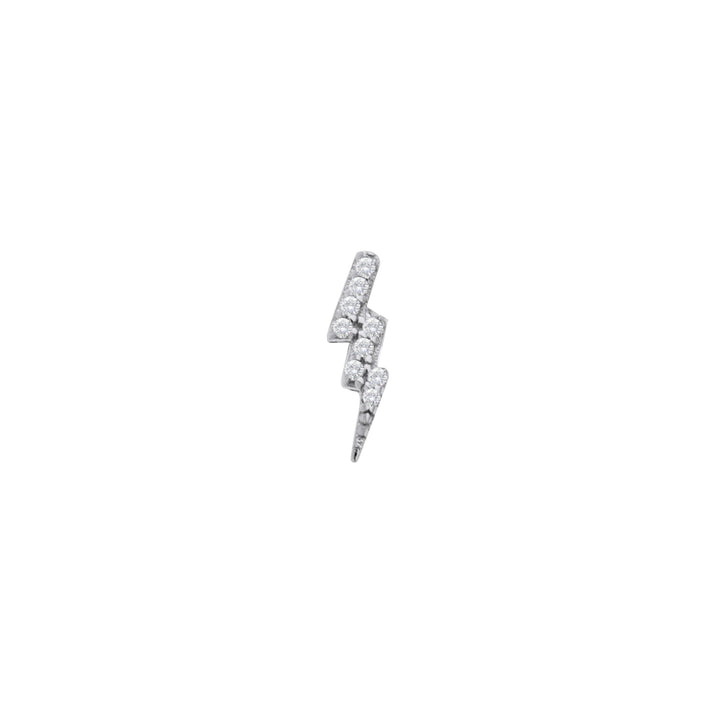 SILBER RAYO PIERCING OHRRING