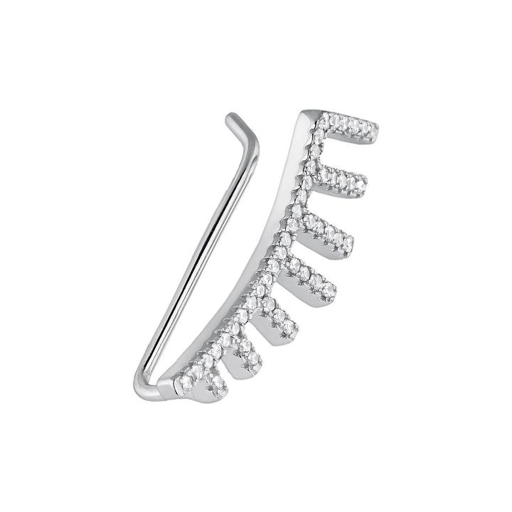 PENDIENTE TREPADOR DE PLATA GATSBY