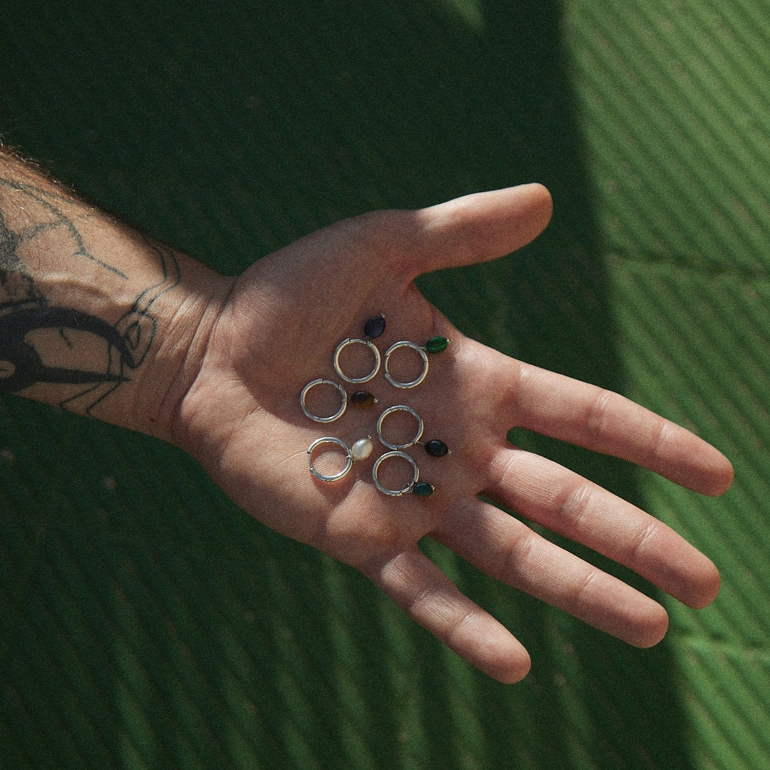PENDIENTE PIERCING ARO ROQUE