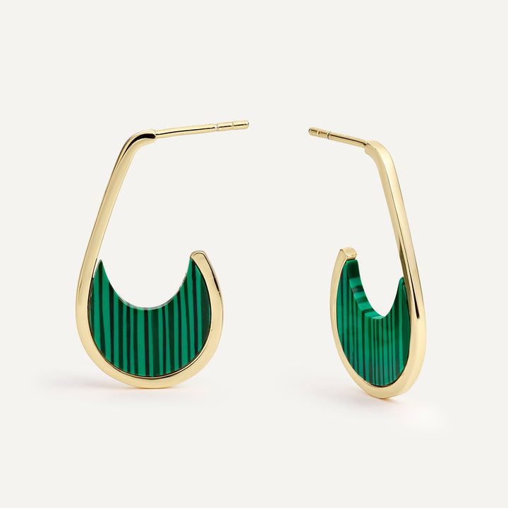 PENDIENTES ALHAMBRA MALAQUITA